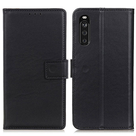 Coque Portefeuille Livre Cuir Etui Clapet A08D pour Sony Xperia 10 III Lite Noir