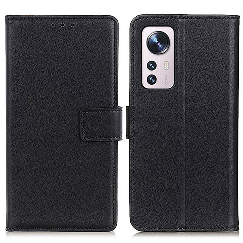 Coque Portefeuille Livre Cuir Etui Clapet A08D pour Xiaomi Mi 12 5G Noir