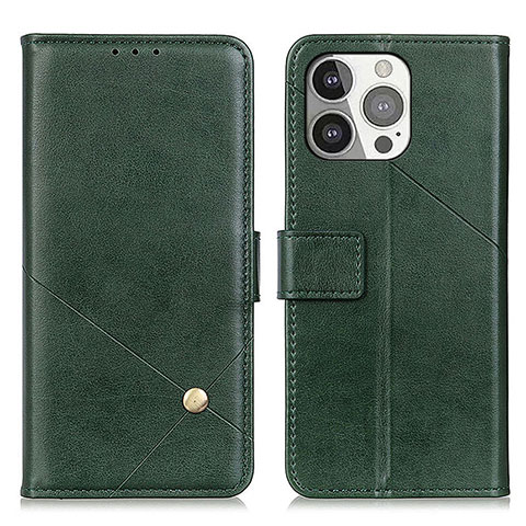 Coque Portefeuille Livre Cuir Etui Clapet A09 pour Apple iPhone 14 Pro Max Vert