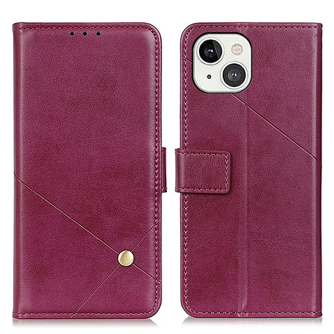 Coque Portefeuille Livre Cuir Etui Clapet A09 pour Apple iPhone 15 Plus Violet