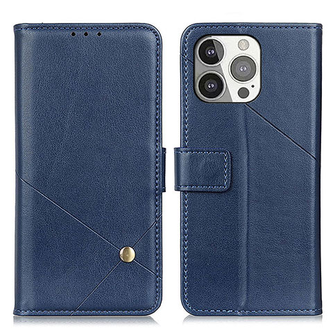 Coque Portefeuille Livre Cuir Etui Clapet A09 pour Apple iPhone 15 Pro Bleu