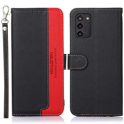 Coque Portefeuille Livre Cuir Etui Clapet A09D pour Nokia G100 Noir