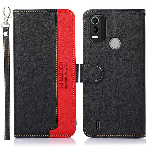 Coque Portefeuille Livre Cuir Etui Clapet A09D pour Nokia G11 Plus Noir