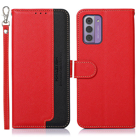 Coque Portefeuille Livre Cuir Etui Clapet A09D pour Nokia G310 5G Rouge