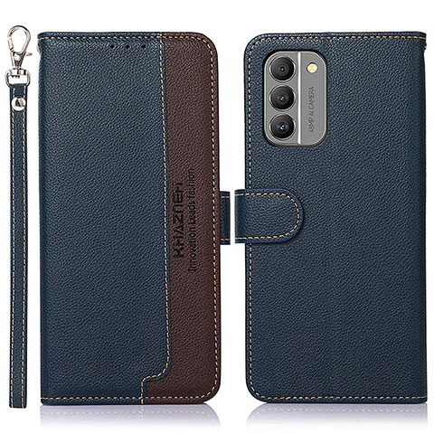 Coque Portefeuille Livre Cuir Etui Clapet A09D pour Nokia G400 5G Bleu