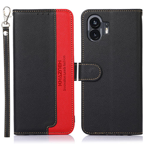 Coque Portefeuille Livre Cuir Etui Clapet A09D pour Nothing Phone 2 Noir