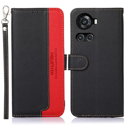 Coque Portefeuille Livre Cuir Etui Clapet A09D pour OnePlus 10R 5G Noir