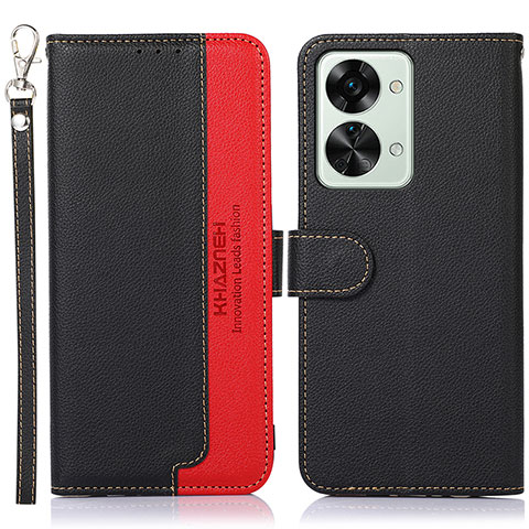 Coque Portefeuille Livre Cuir Etui Clapet A09D pour OnePlus Nord 2T 5G Noir