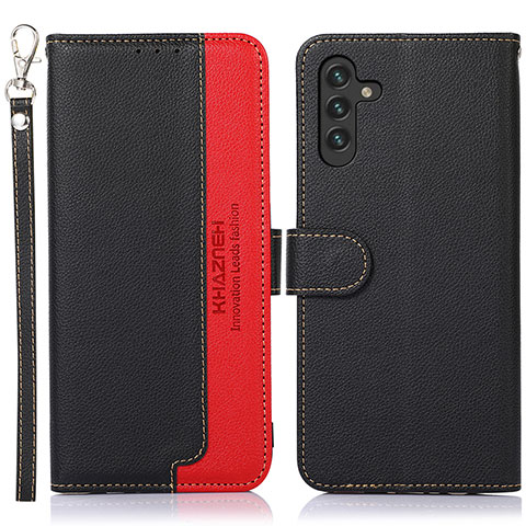 Coque Portefeuille Livre Cuir Etui Clapet A09D pour Samsung Galaxy A04s Noir