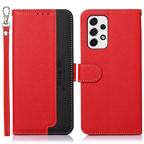 Coque Portefeuille Livre Cuir Etui Clapet A09D pour Samsung Galaxy A53 5G Rouge