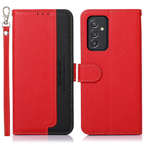 Coque Portefeuille Livre Cuir Etui Clapet A09D pour Samsung Galaxy F34 5G Rouge