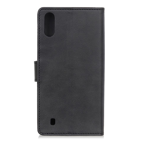 Coque Portefeuille Livre Cuir Etui Clapet A09D pour Samsung Galaxy M01 Noir