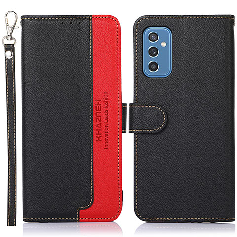 Coque Portefeuille Livre Cuir Etui Clapet A09D pour Samsung Galaxy M52 5G Noir