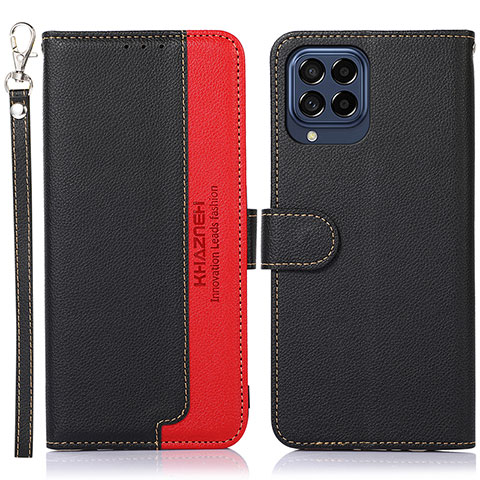 Coque Portefeuille Livre Cuir Etui Clapet A09D pour Samsung Galaxy M53 5G Noir