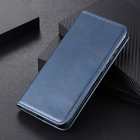 Coque Portefeuille Livre Cuir Etui Clapet A09D pour Samsung Galaxy S21 FE 5G Bleu