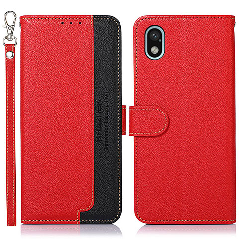 Coque Portefeuille Livre Cuir Etui Clapet A09D pour Sony Xperia Ace III SOG08 Rouge