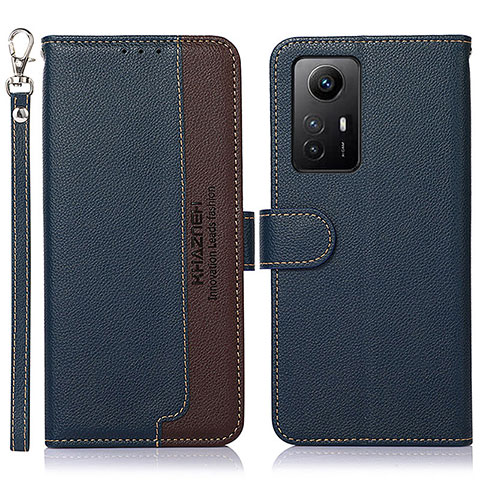 Coque Portefeuille Livre Cuir Etui Clapet A09D pour Xiaomi Redmi Note 12S Bleu