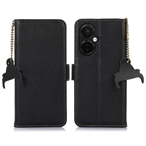 Coque Portefeuille Livre Cuir Etui Clapet A10D pour OnePlus Nord CE 3 5G Noir