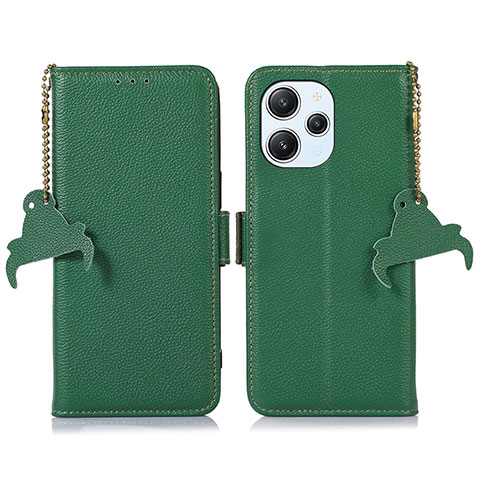 Coque Portefeuille Livre Cuir Etui Clapet A10D pour Xiaomi Redmi 12 4G Vert