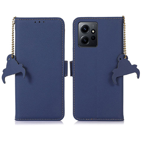 Coque Portefeuille Livre Cuir Etui Clapet A10D pour Xiaomi Redmi Note 12 4G Bleu