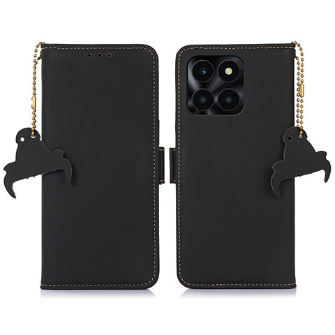 Coque Portefeuille Livre Cuir Etui Clapet A11D pour Huawei Honor X8b Noir