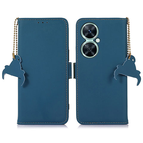 Coque Portefeuille Livre Cuir Etui Clapet A11D pour Huawei Nova 11i Bleu