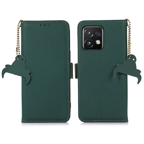 Coque Portefeuille Livre Cuir Etui Clapet A11D pour Motorola Moto Edge 40 Pro 5G Vert