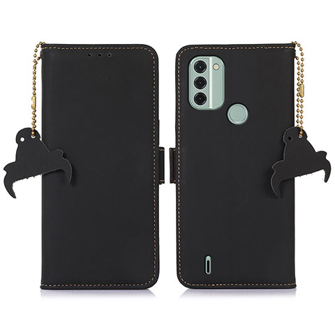 Coque Portefeuille Livre Cuir Etui Clapet A11D pour Nokia C31 Noir