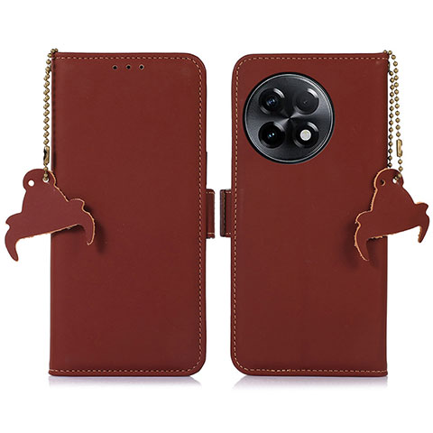 Coque Portefeuille Livre Cuir Etui Clapet A11D pour OnePlus 11R 5G Marron