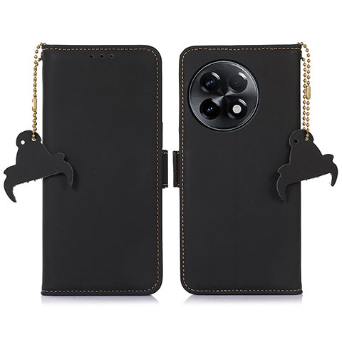 Coque Portefeuille Livre Cuir Etui Clapet A11D pour OnePlus Ace 2 5G Noir