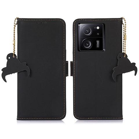 Coque Portefeuille Livre Cuir Etui Clapet A11D pour Xiaomi Mi 13T 5G Noir