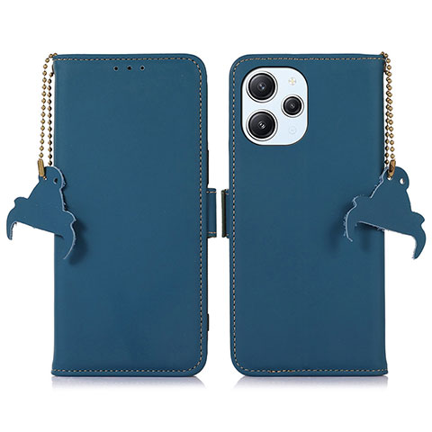 Coque Portefeuille Livre Cuir Etui Clapet A11D pour Xiaomi Redmi 12 4G Bleu