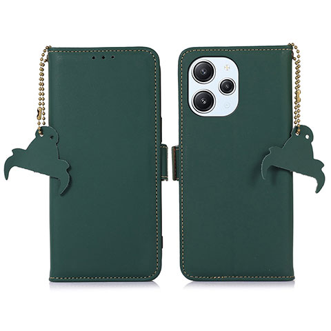 Coque Portefeuille Livre Cuir Etui Clapet A11D pour Xiaomi Redmi 12 4G Vert