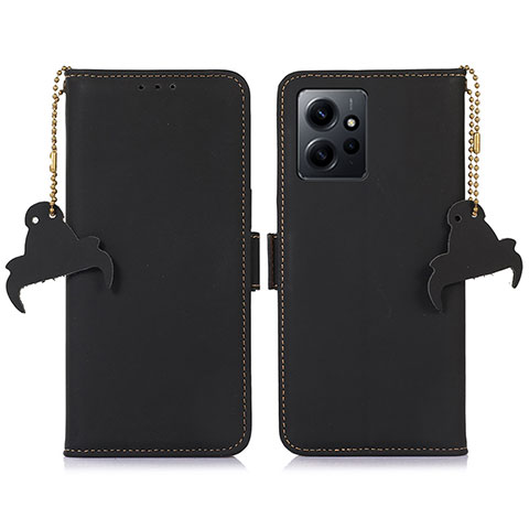 Coque Portefeuille Livre Cuir Etui Clapet A11D pour Xiaomi Redmi Note 12 4G Noir