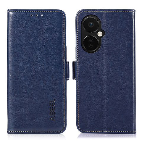 Coque Portefeuille Livre Cuir Etui Clapet A12D pour OnePlus Nord CE 3 5G Bleu