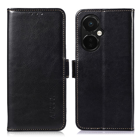 Coque Portefeuille Livre Cuir Etui Clapet A12D pour OnePlus Nord CE 3 5G Noir