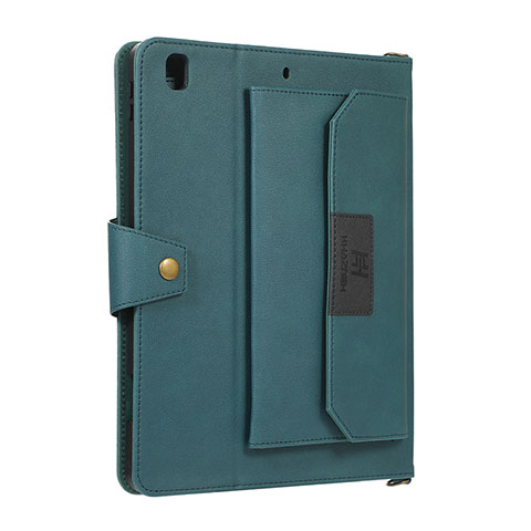 Coque Portefeuille Livre Cuir Etui Clapet AD1 pour Apple iPad Pro 9.7 Vert