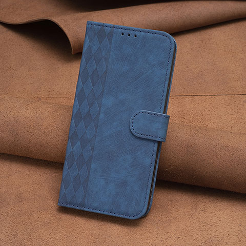 Coque Portefeuille Livre Cuir Etui Clapet B01F pour Motorola Moto E13 Bleu