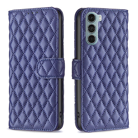 Coque Portefeuille Livre Cuir Etui Clapet B01F pour Motorola Moto Edge S30 5G Bleu