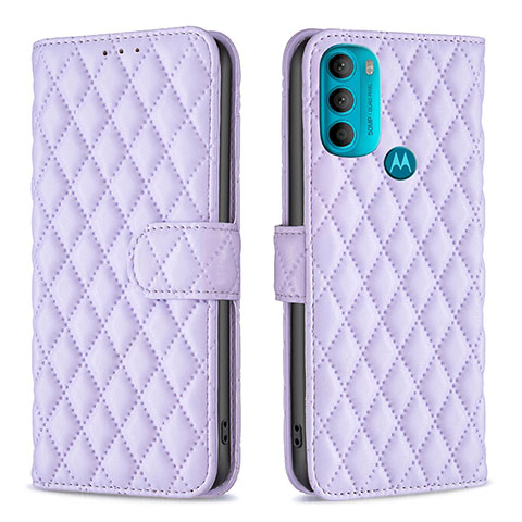 Coque Portefeuille Livre Cuir Etui Clapet B01F pour Motorola Moto G71 5G Violet