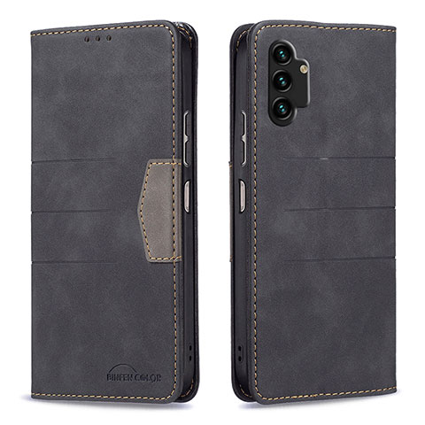 Coque Portefeuille Livre Cuir Etui Clapet B01F pour Samsung Galaxy A13 4G Noir