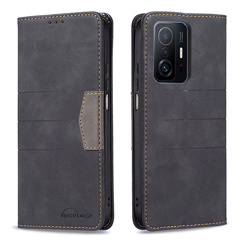 Coque Portefeuille Livre Cuir Etui Clapet B01F pour Xiaomi Mi 11T 5G Noir