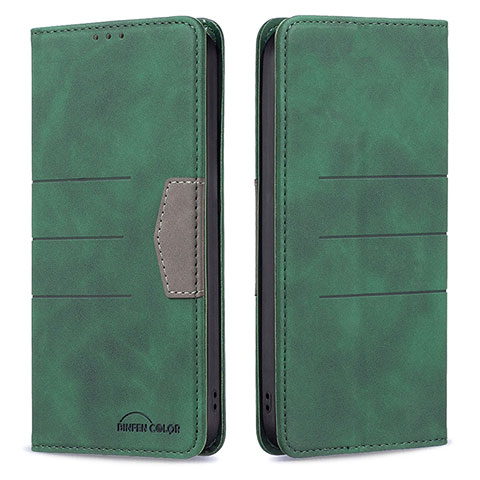 Coque Portefeuille Livre Cuir Etui Clapet B01F pour Xiaomi Redmi K40 5G Vert