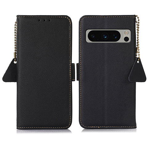 Coque Portefeuille Livre Cuir Etui Clapet B01H pour Google Pixel 8 Pro 5G Noir