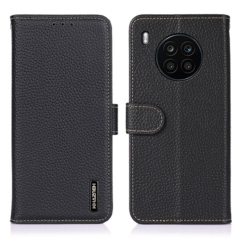 Coque Portefeuille Livre Cuir Etui Clapet B01H pour Huawei Nova 8i Noir