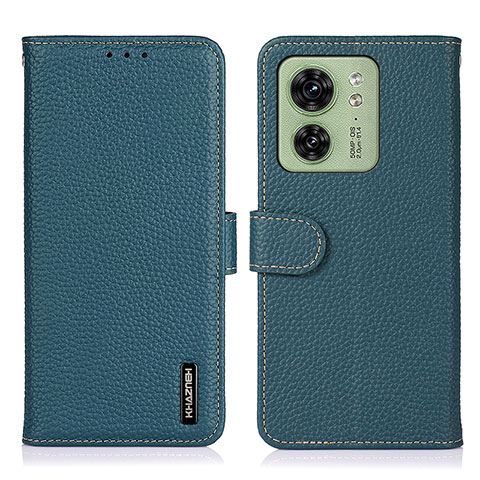 Coque Portefeuille Livre Cuir Etui Clapet B01H pour Motorola Moto Edge 40 5G Vert