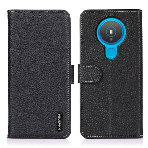 Coque Portefeuille Livre Cuir Etui Clapet B01H pour Nokia 1.4 Noir