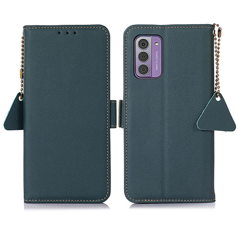 Coque Portefeuille Livre Cuir Etui Clapet B01H pour Nokia G310 5G Vert