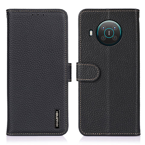 Coque Portefeuille Livre Cuir Etui Clapet B01H pour Nokia X20 Noir