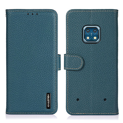 Coque Portefeuille Livre Cuir Etui Clapet B01H pour Nokia XR20 Vert